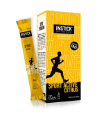 INSTICK ספורט אקטיב בטעם הדרים – 12 סטיקים ל-0.5 ליטר משקה ספורט ללא סוכר